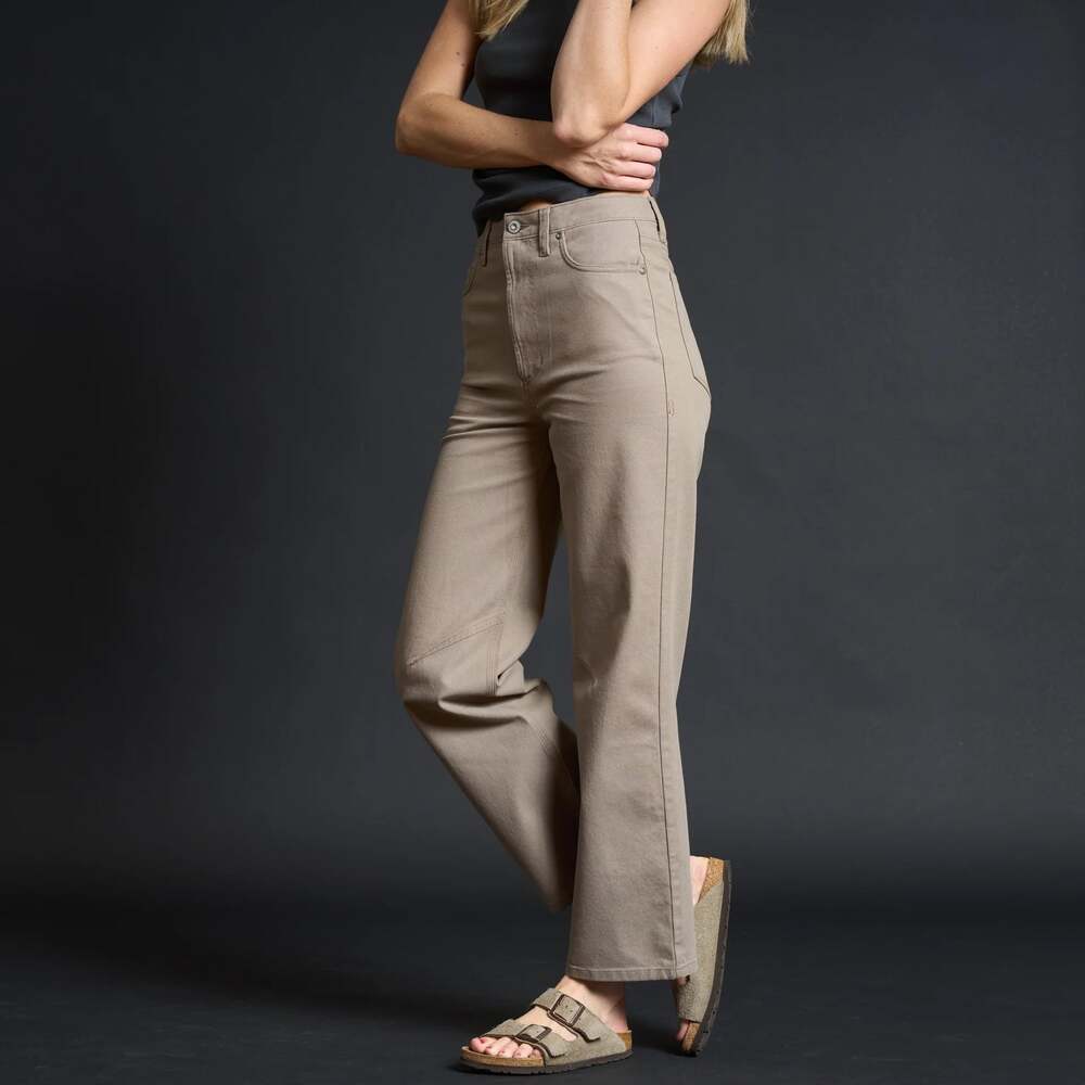 ROWAN Womens Tan Merilee 5 Pocket Pants Utility Gorpcore Utilitarian